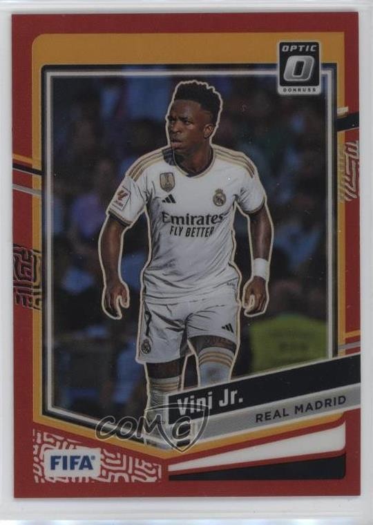 2023 Panini Donruss FIFA Optic Red Prizm /299 Vinicius Junior Vini Jr #119 12wc