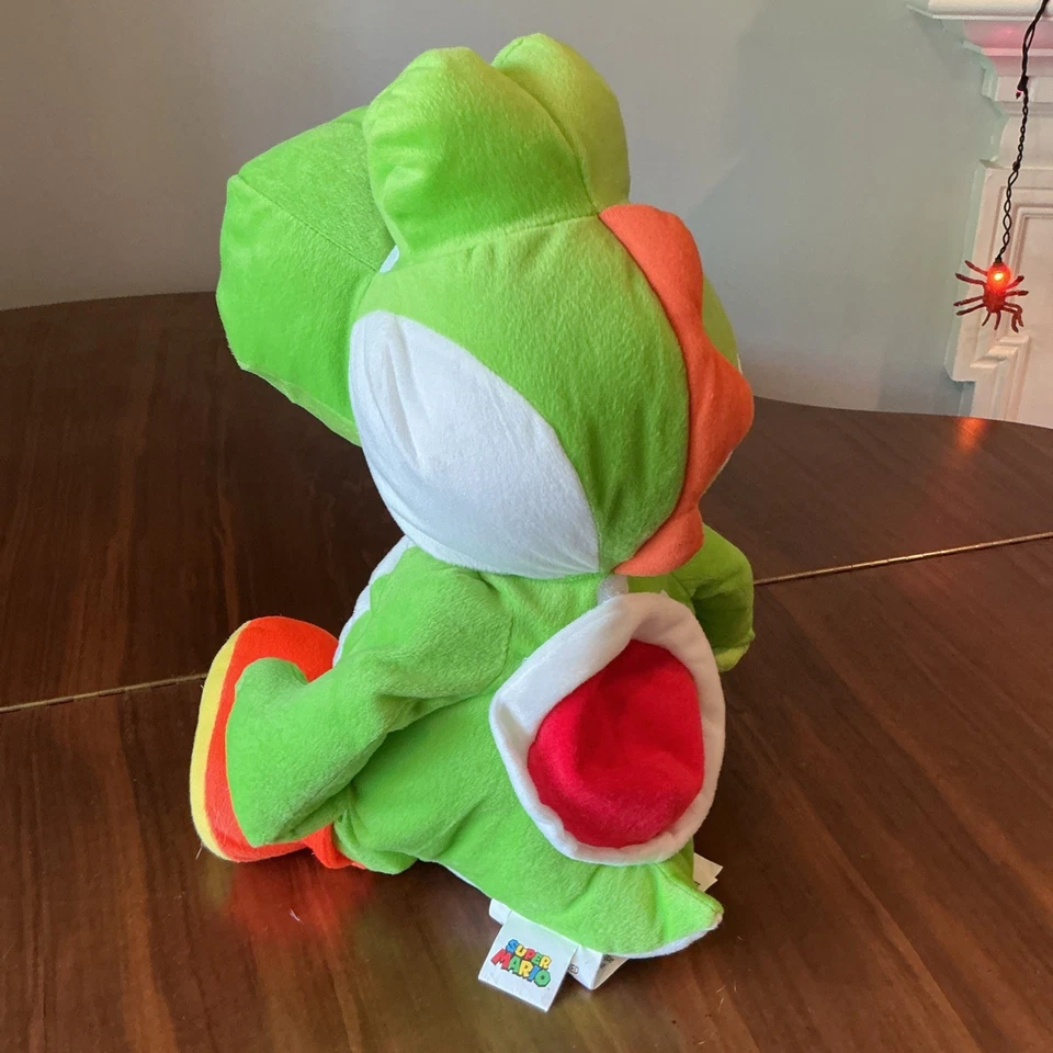 Super Mario Bros Yoshi Jumbo Peluche 22” Grande Peluche/Juguete de Peluche Nintendo Foto 3 de 4