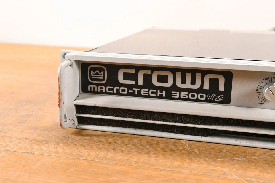 Crown Macro-Tech 3600VZ 2-Channel Power Amplifier CG01UK9 - Image 4 of 4