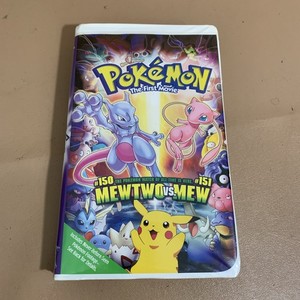 Pokémon the First Movie: Mewtwo Vs. Mew (VHS, 2000, Clamshell)