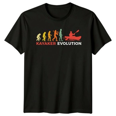Kajak Evolution T-Shirt Kajak Wassersport Vatertag Geschenk für Sie und Ihn