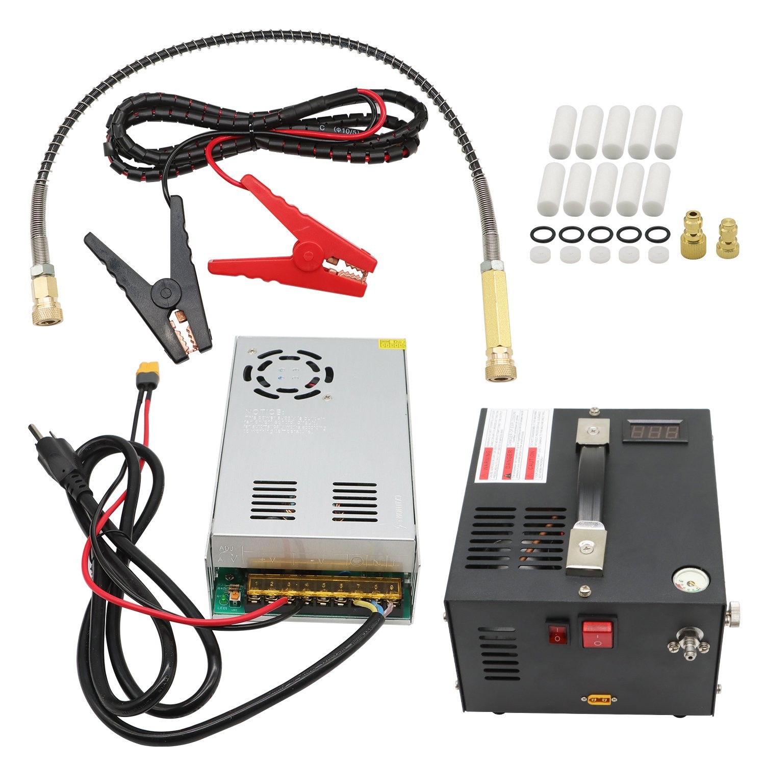 4500psi/30mpa Pcp Airgun Compressor With Built-in Converter 