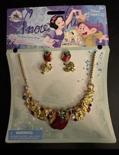 Disney Princess Snow White Jewelry Set Necklace and Earrings