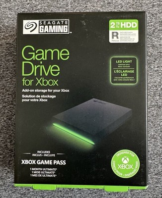 Seagate Game Drive for Xbox, 2TB, External Hard Drive Portable USB 3.2 Gen 1 NEW