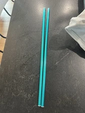 Lovesac Sactional Storage Poles Turquiose Painted Aluminum ( 2 pack )