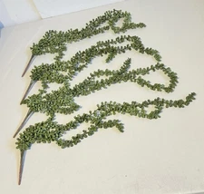 Lot of 4 Artificial Hanging Succulent Plants String of Pearls 26” 