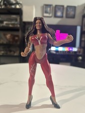 1999 WWE Jakks JacquelineMiss Jackie Diva WrestlingFigure WCW Sig Series 6