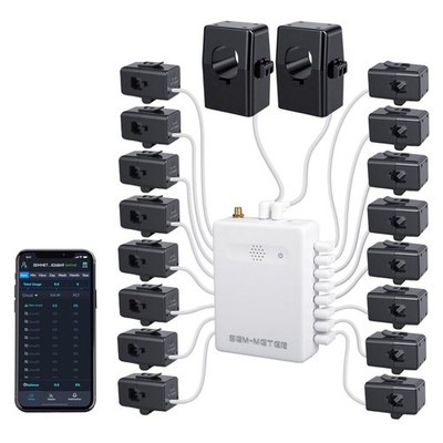 Fusion Energy SEM-Meter Smart Home Energy Monitor 16 50A Circuit Sensors