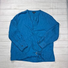 Rag & Bone Felix Popover blouse V-Neck Wrap L...