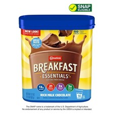 Protein Powder Nutritional Shake Mix Drink Rich Milk Chocolate Flavor Breakfast