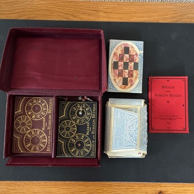 Bezique 1933 Vintage Card Game & Case W.D & H.O Wills