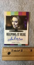 Aubrey O’Day Autograph Keeping It Real Leaf Trading Card KR-A02 Pop Century