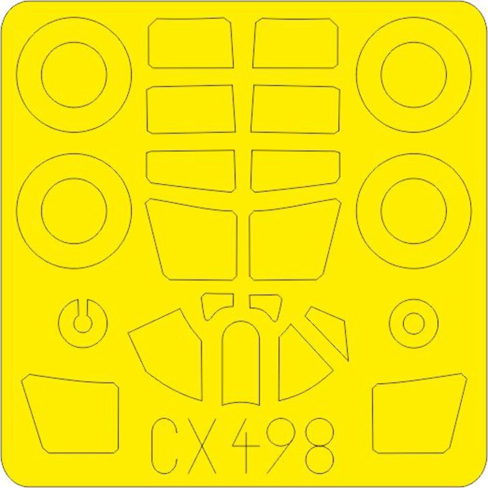 Eduard CX498 1:72 Curtiss P-40N Warhawk