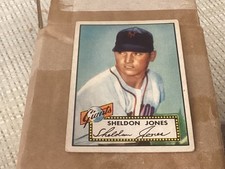 1952 Topps Sheldon Jones #130 - EX - Corner Wear - No Creases - Dead Centered