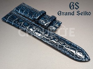Bracelet Cuir Grand Seiko 19 Mm - Noir - RG01W19BK - Pour SBGX265 / 9F - Neuf