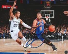 Jalen Brunson Autographed NY/New York Knicks 8x10 Photo/COA/Matching Hologram