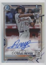 2021 Bowman Chrome Prospects Refractor 311/499 Adinso Reyes #CPA-ARE Auto 0cv