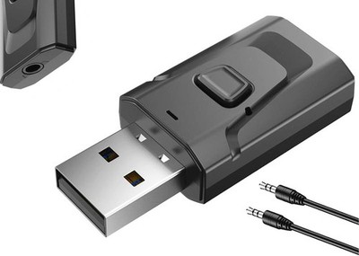 Adaptador Bluetooth Compatible Para PC TV USB Receptor Transmisor Inalambrico