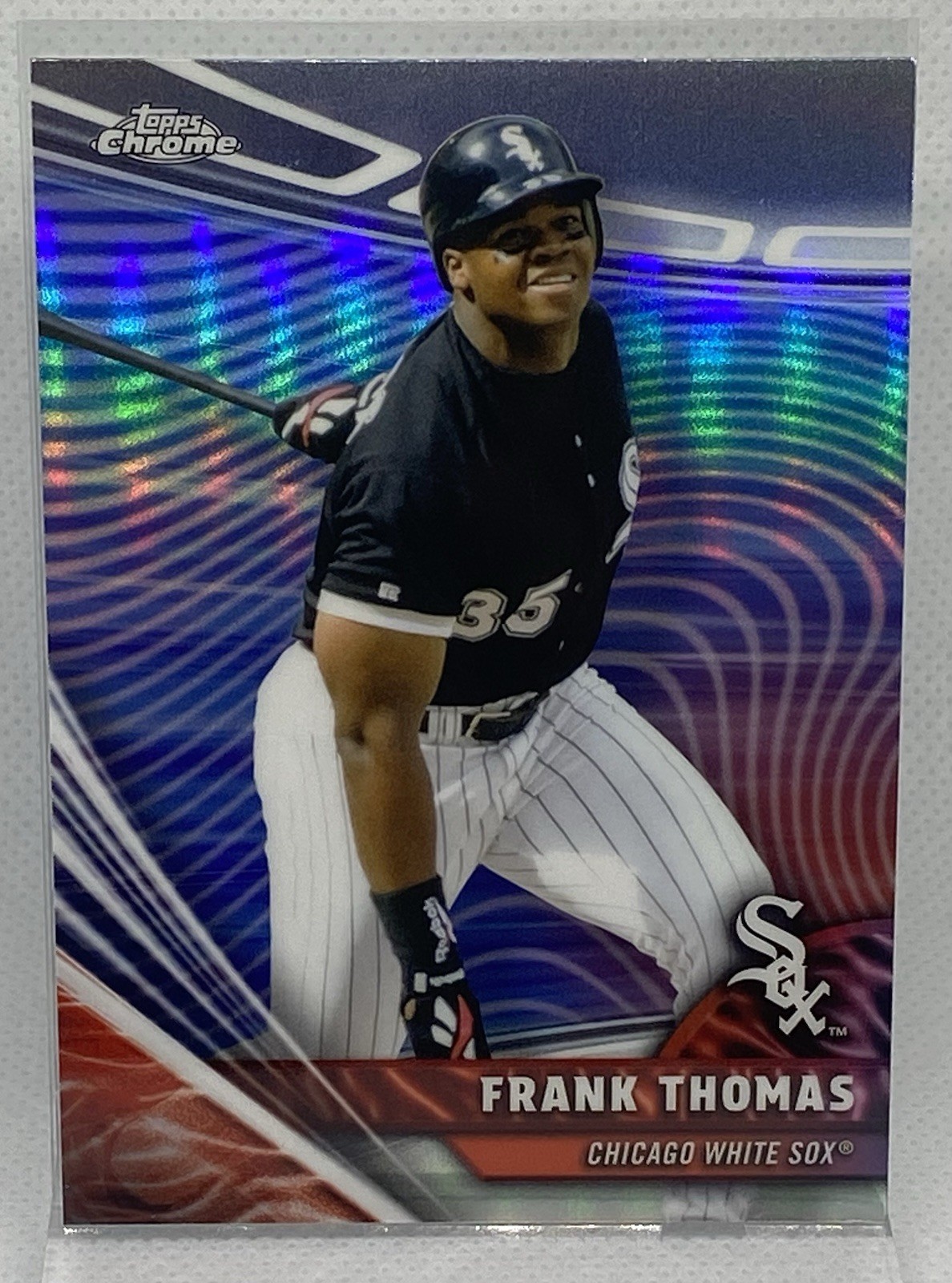 2026 Topps Chrome “Chrome Rivals-Home” #RVH-23 Frank Thomas Chicago White Sox