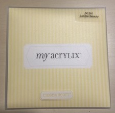 Close to my Heart My Acrylix  Simple Beauty  D1261 Flowers Happy Mother  s Day.