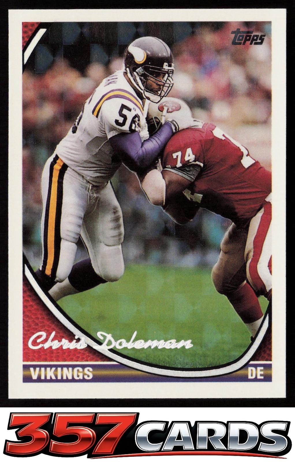 1994 Topps Football Chris Doleman Special Effects #115