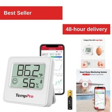 ThermoPro TP-357 Bluetooth Digital Hygrometer Indoor Thermometer