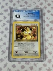 Meowth Team Rocket 62/82 1st Edition CGC 9.5 OLD LABEL - NOW 10