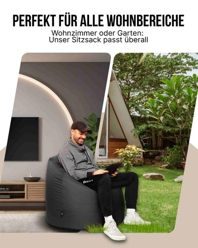 PatchHome Sitzsack XL- Jumbo Sitzkissen Bodenkissen Kinder und Erwachsene - Bild 3 von 203