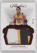 2017-18 Panini Flawless Patch Ruby 6/15 Danny Granger #P-DGR Patch 3d3