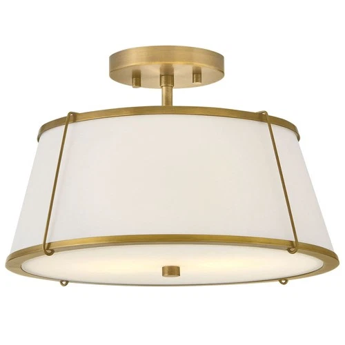 Hinkley Lighting - Clarke - 24W 2 LED Medium Semi-Flush Mount-9.5 Inches Tall - Picture 1 of 4