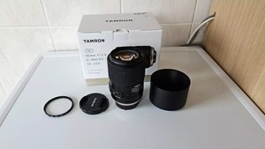 Tamron 90mm f/2.8 DI VC USD Macro Portrait Lens for Nikon F - Black