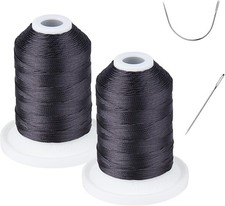 UV Resistant - Heavy Duty Outdoor Thread for Hand or 250 Yards, 2  NP-BLACK