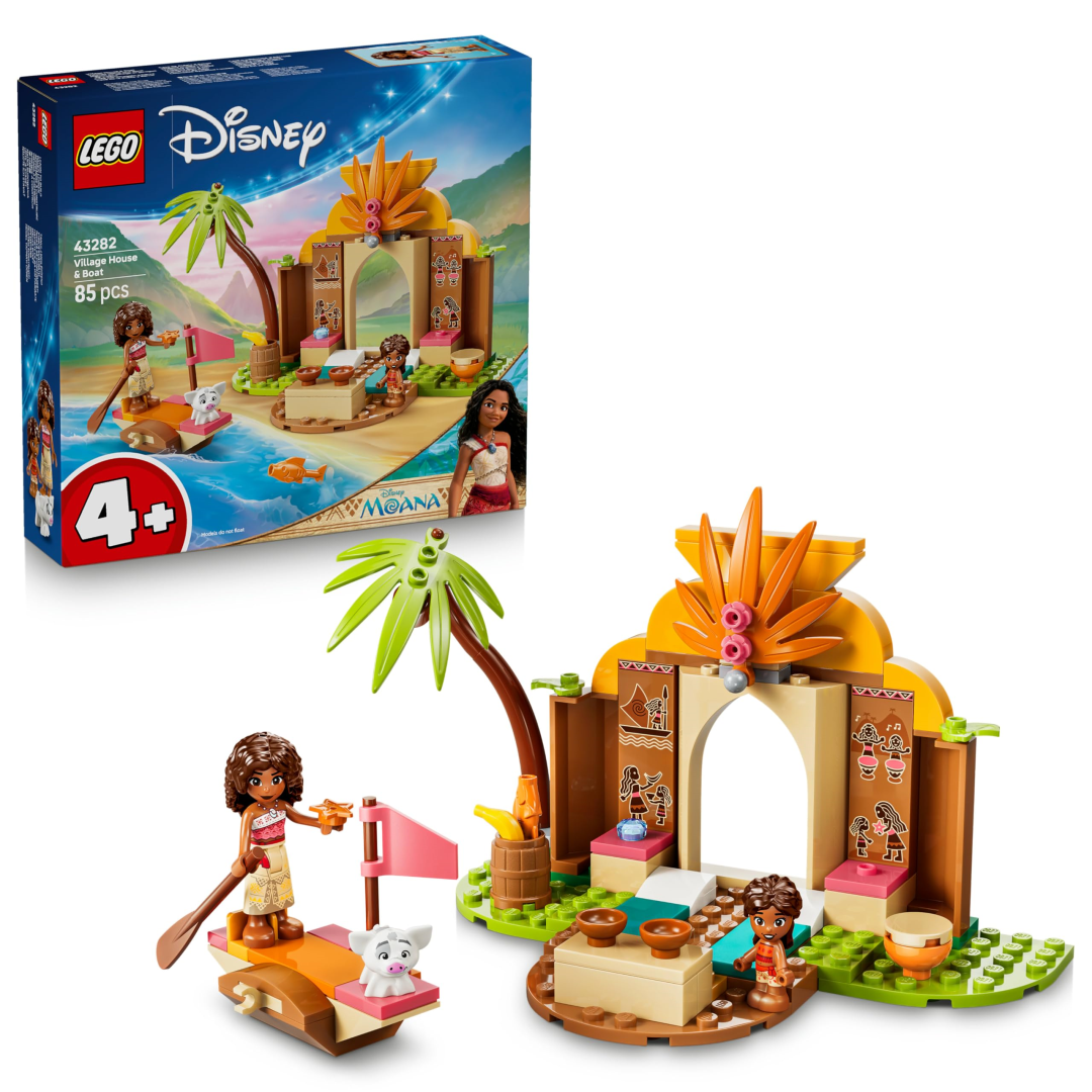 Lego Disney Princess Moana Village House & Boat Set 43282 - Image 3