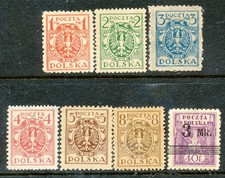 POLAND-1919 FI # 19 SC # 149-153-MLH (2)