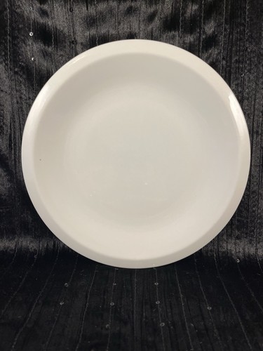 Culinary Arts Cafeware 10 1/4" White Porcelain Dinner Plates Set of 3 Heavy - Picture 6 of 13
