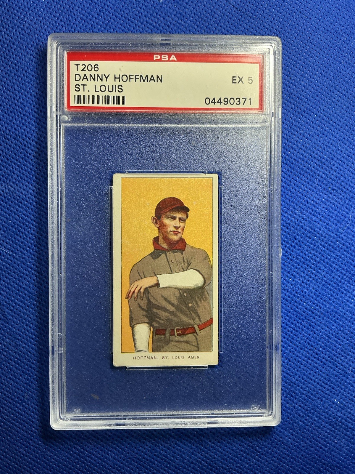 1909-11 T206  Danny Hoffman St. Louis AL PSA 5