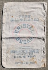 VINTAGE AMERICAN CRYSTAL SUGAR COMPANY  10lb ...