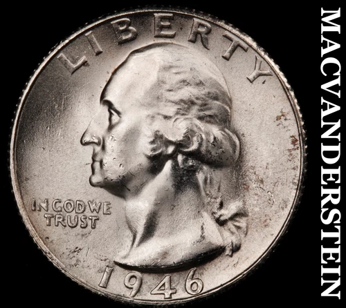 1946-S Washington Quarter- Choice Gem Brilliant Uncirculated++++ Luster #G6725