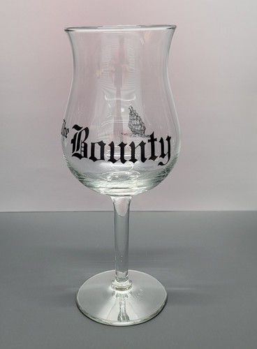 "The Bounty" Cocktail Glass Sailing Ship Theme 8 1/4" Barware (Set of 4) MinT - Picture 2 of 6