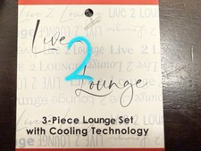 Live 2 Lounge Ladies' 3-piece Lounge Set  Blue Size XL