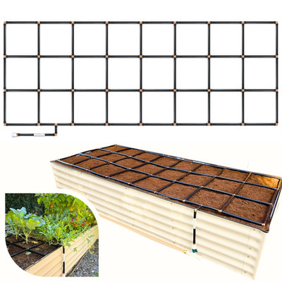 The Garden Grid | Pre-Assembled Garden Bed Watering System   Waters Every Plant 