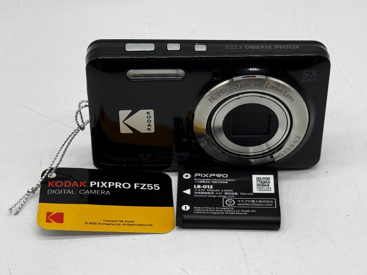 Kodak PIXPRO FZ55 黒　美品 Kodak PIXPRO FZ55 16 MP Digital Compact Camera - Black