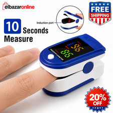 Fingertip Pulse Oximeter SpO2 Blood Oxygen Saturation Heart Rate Monitor