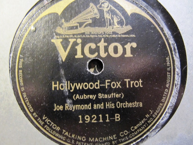 ALL STAR 1923 Silent MOVIE "HOLLYWOOD" Soundtrack JOE RAYMOND Orch VICTOR-RECORD