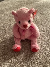 TY Beanie Baby - ROMANCE the Valentines Day Bear (7 inch) - MWMT's Stuffed Toy