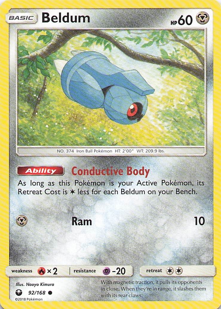 Pokemon Card - Beldum - (92/168 - Celestial Storm)