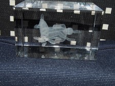 Przycisk do listów AKT Elegancki Szkło Przezroczysty Prostokątny Nagie ciało 10x10x4cm Nowy