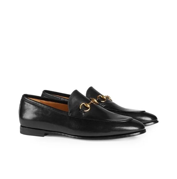 靴 Gucci Horsebit Loafer Black GG 40.5 25.5 Women's Horsebit 1953 loafer in black leather | GUCCI® US