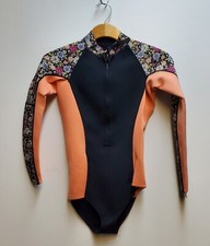 SISSTREVOLUTION SUMMER SEAS Cheeky LS FZ Spring Suit - BLK - Size 6 - NWT