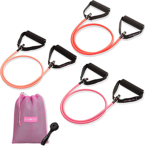 Resistance Tube Bands Set - Exercise Bands with Handles, Door Anchor and Workout